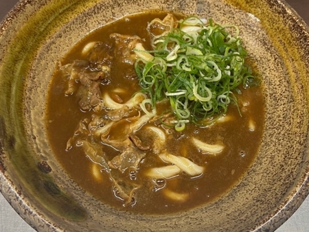 油かすカレーうどん