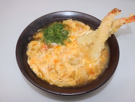 人気No.3
海老天2本の玉子とじうどん